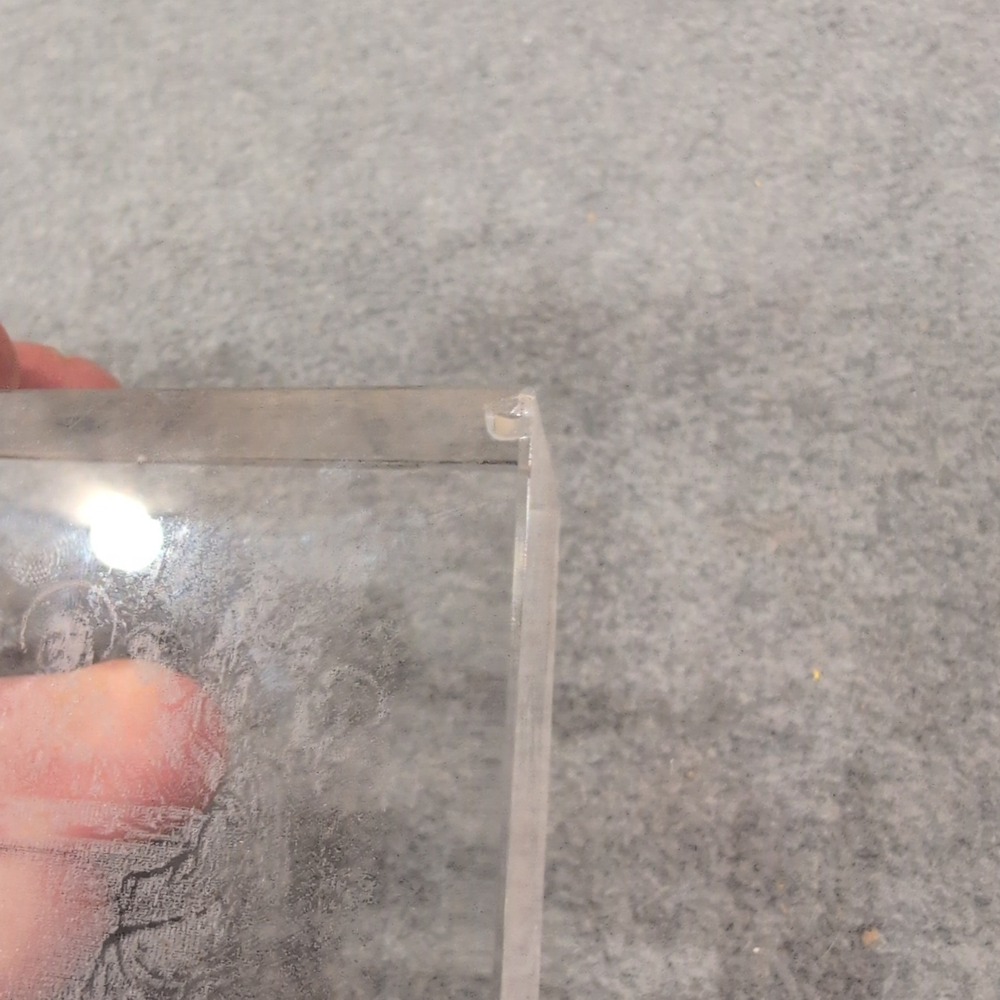 The Last Supper 3D Laser Etched Clear Crystal Paperweight Religious Block - Picture 5 of 5